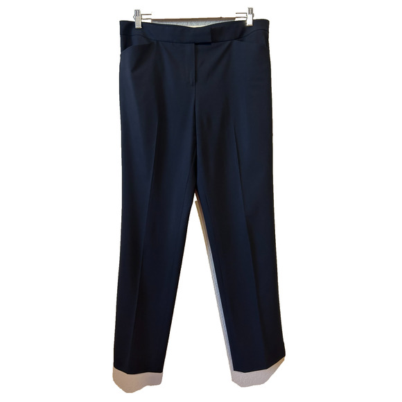 Lafayette 148 New York Women's Black Irving Wool Dress Pants Size 10 Old Money - Picture 1 of 9